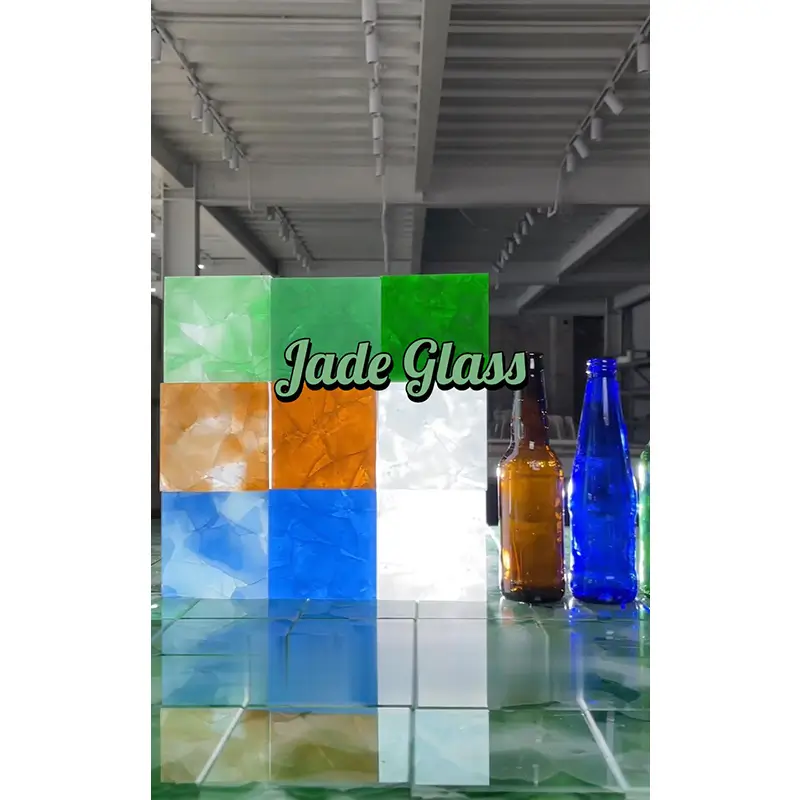 Colorful Jade Glass Wall Panels