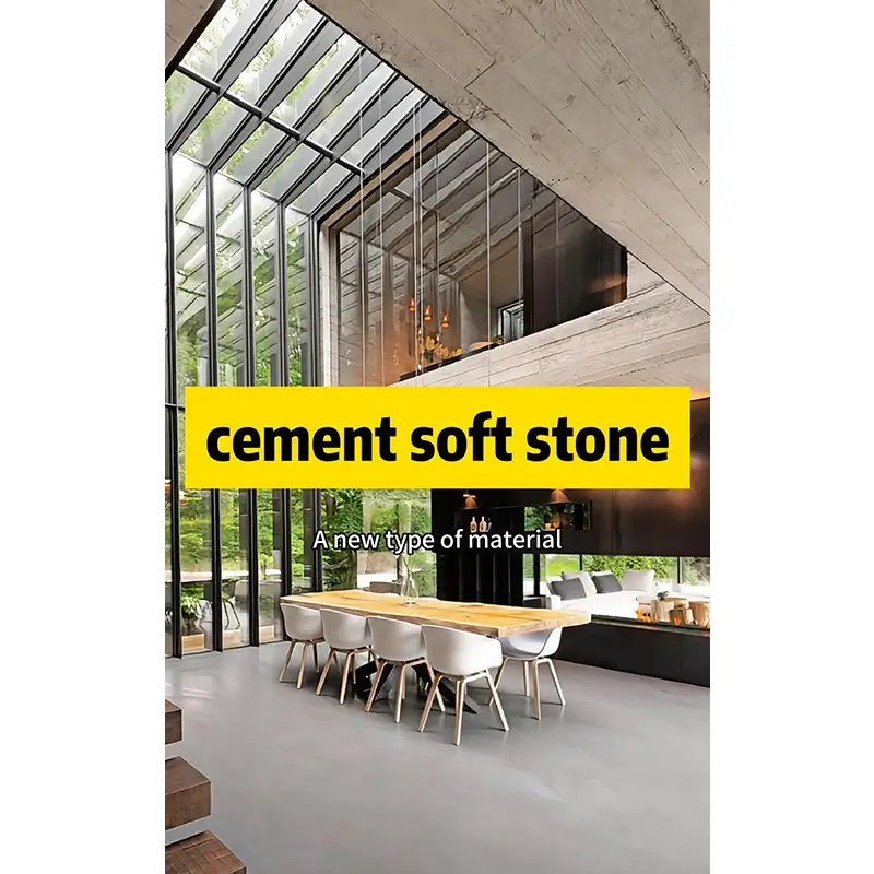 Flexible 3D Cement Panel for Interior Design