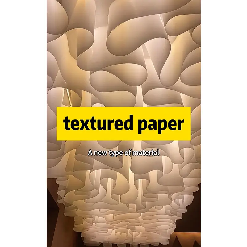 French Textured Paper Ceiling Decor