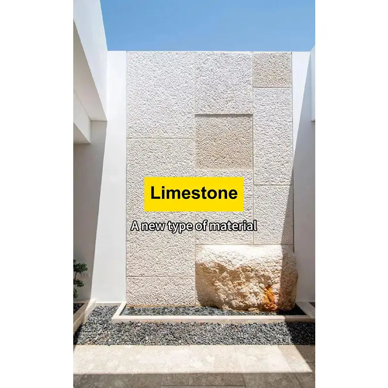 Lime Fireplace Soft Stone Panel