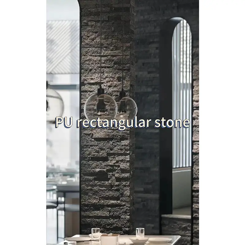 PU Strip Faux Rock Panels