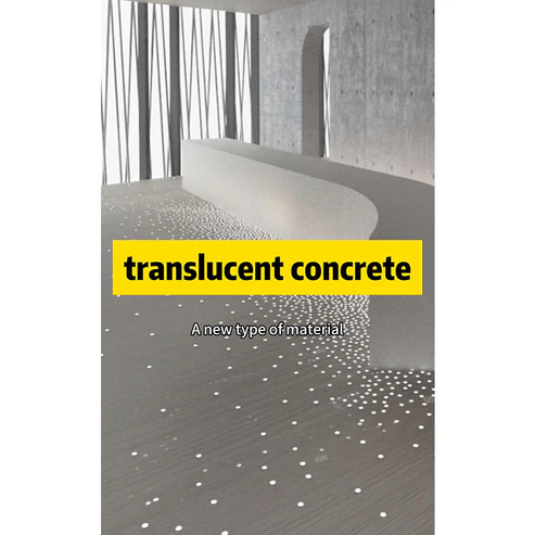 White Translucent Concrete Bricks