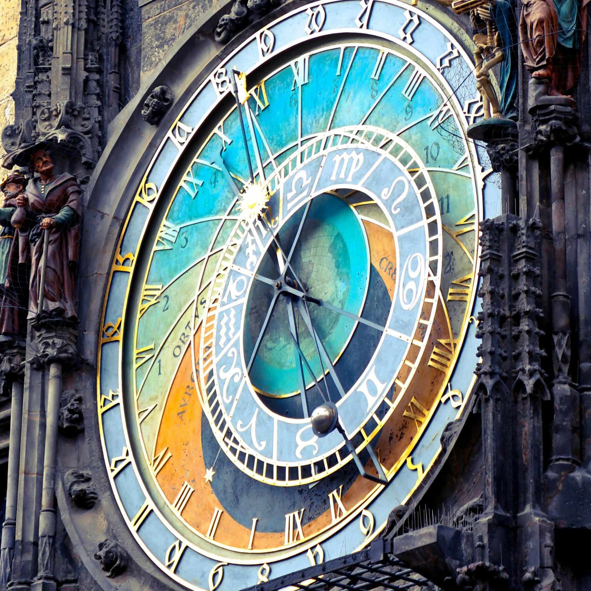 pexels-photo-820735-820735 Close-up of Prague's historic astronomical clock featuring intricate details and vibrant colors.