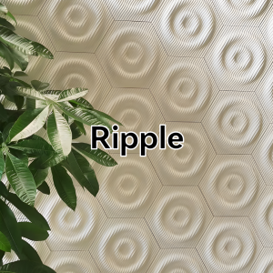 3D Cement Bricks >; Ripple/Flowing Textured 3D Wall Decor