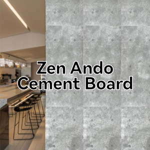 Zen Ando Cement Board: The Perfect Choice for Minimalist Modern Spaces