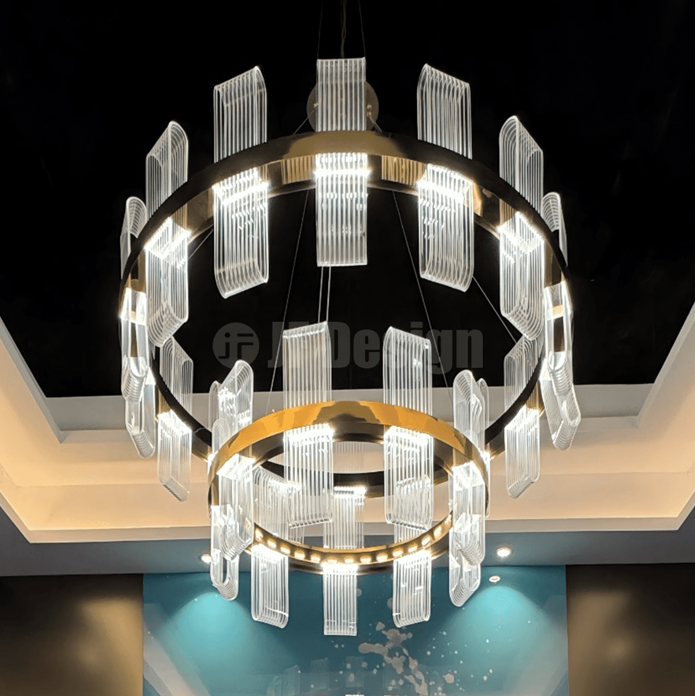BubbleCrystalChandelier