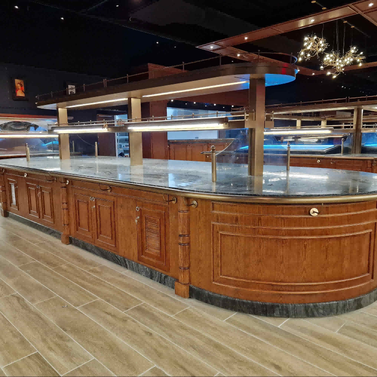 CHEZ Buffet table