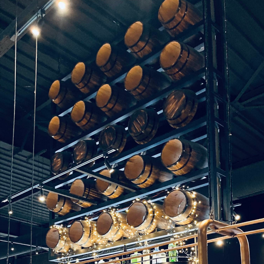 CHEZ Ceiling wine barrel shape