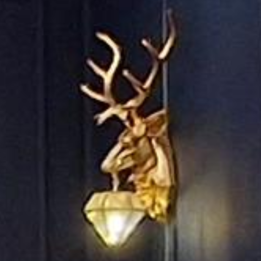 CHEZ Deer head wall lamp