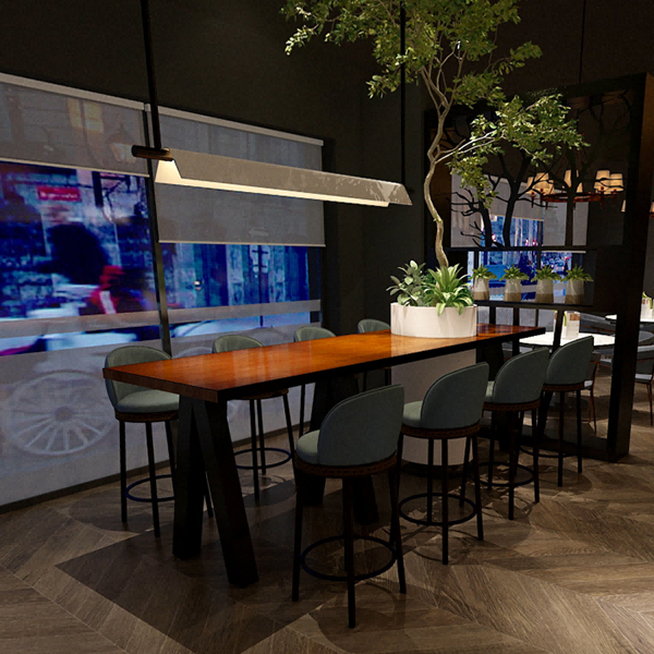CHEZ High table chandelier