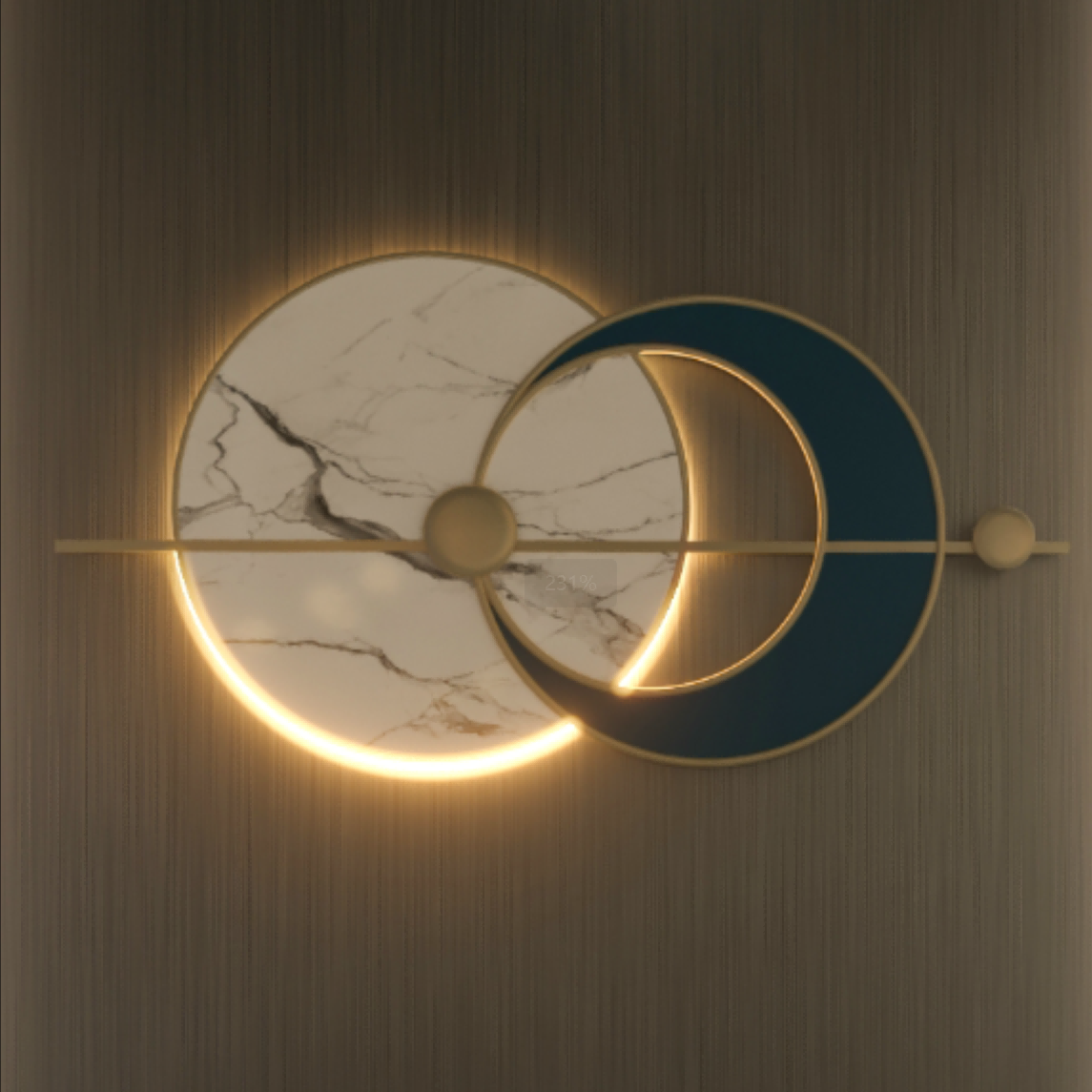 MOKA Luminous wall hanging