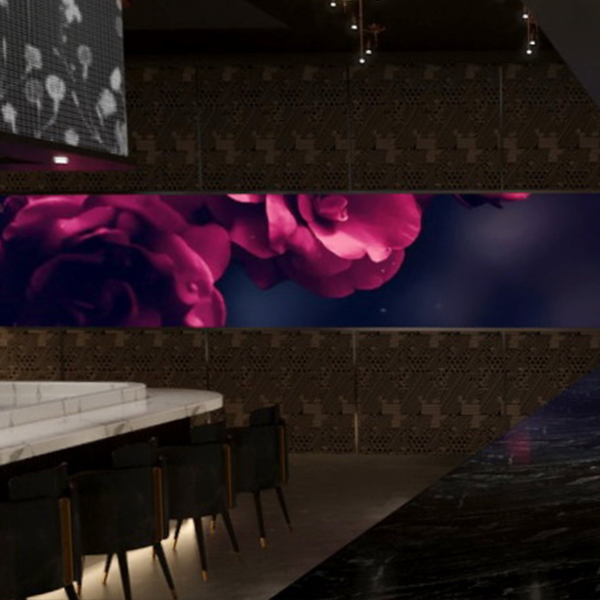 kinzu Decorative partitions for booth area