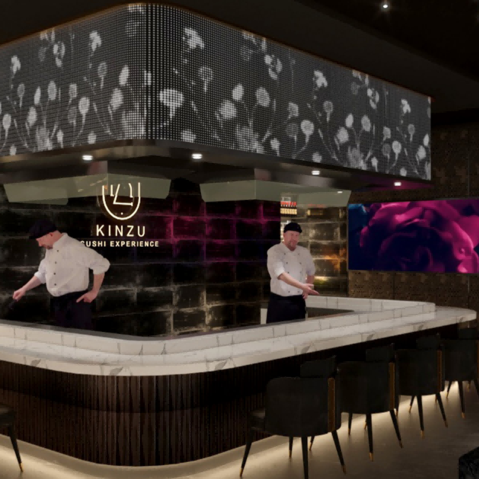 kinzu Sushi counter 1