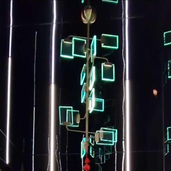 kojosushi Geometric overlay decorative lights