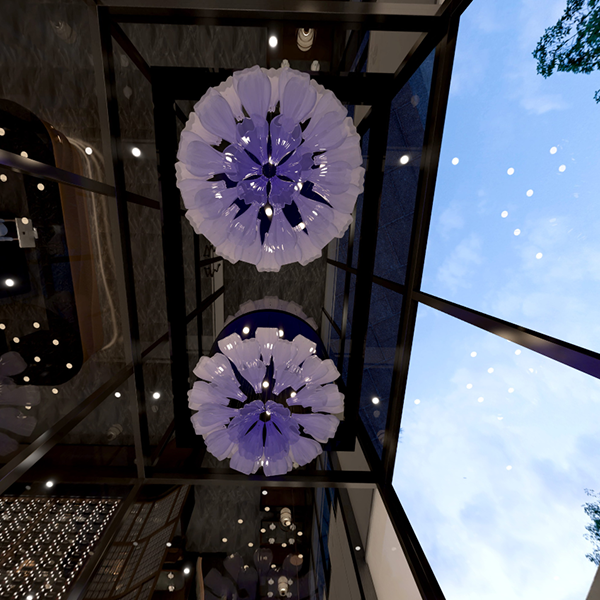 myasushi Combination petal chandelier