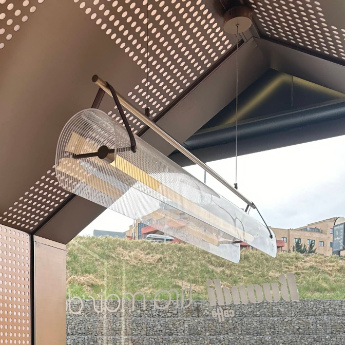 wok royal Rectangular chandelier