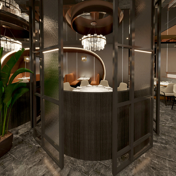 wok royal Rotating grille