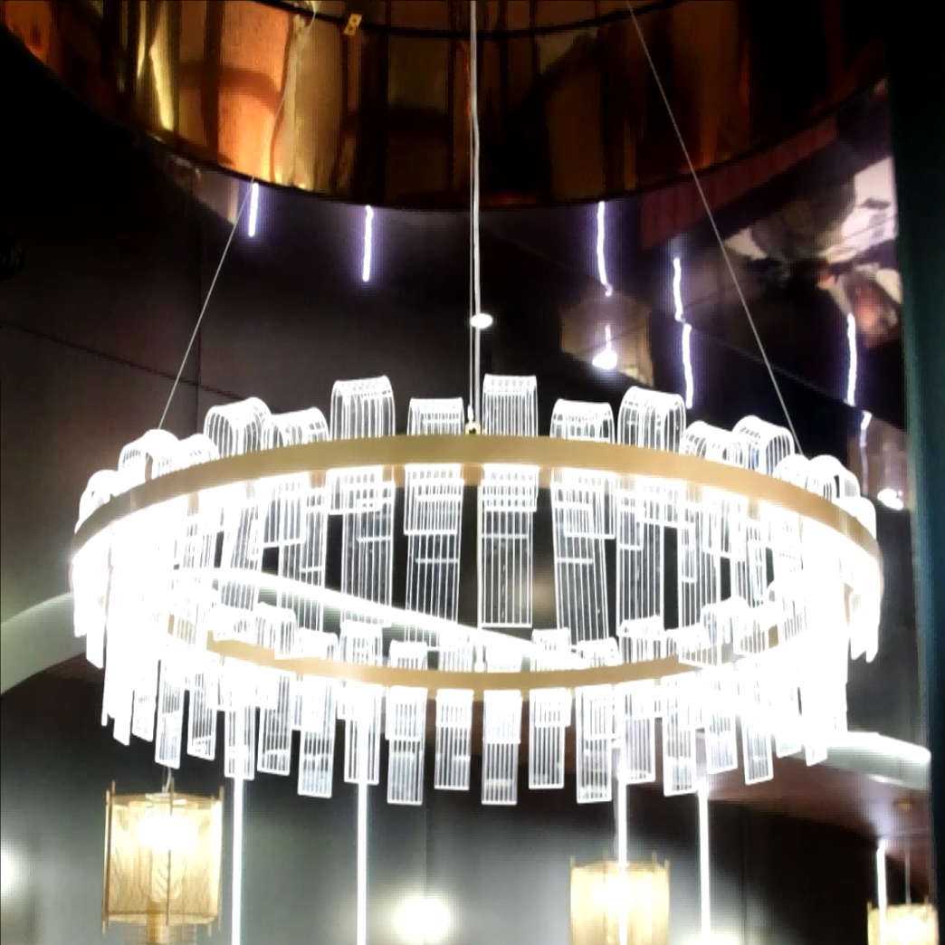 wok royal Round Chandelier